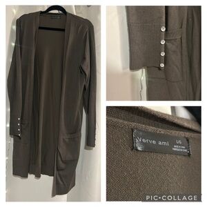 Olive Green Cardigan